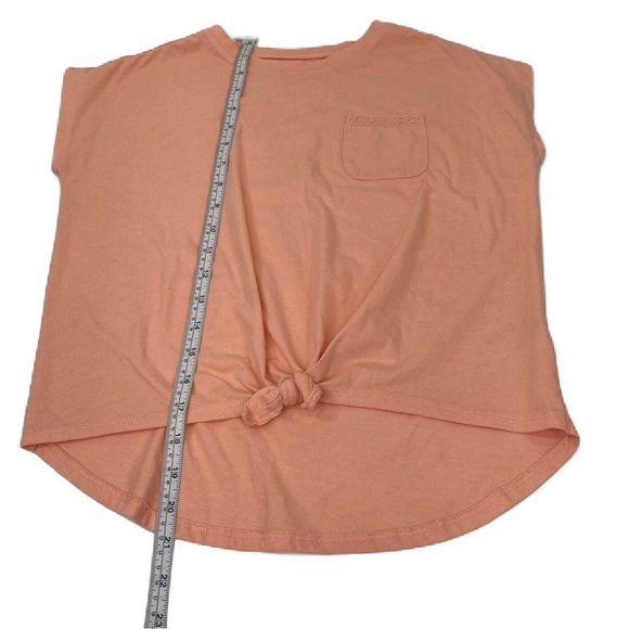OshKosh B’gosh peach Girls Tie-Front Top 14/15 A - Picture 10 of 16